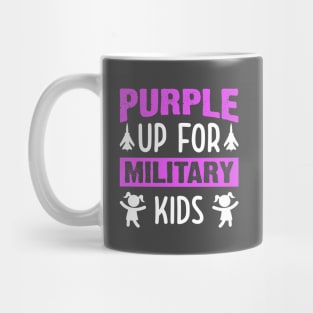 Purple Up For Military Kids Military Child Month USA Mug